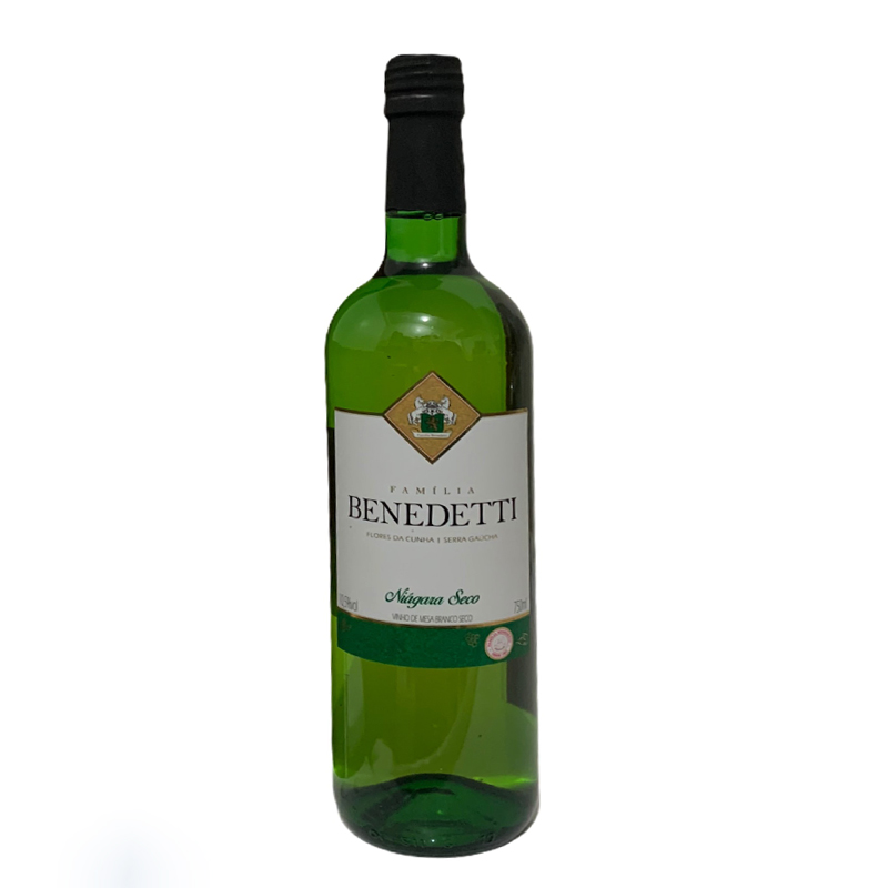 Vinho Benedetti Branco Niágara Seco - 750ml 