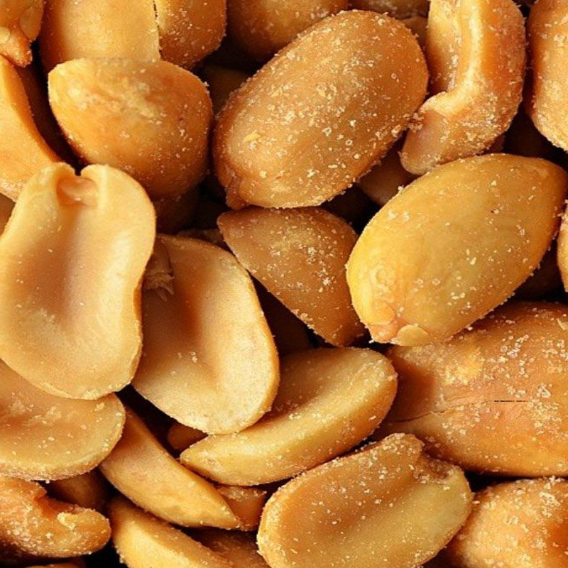 Amendoim torrado sem pele salgado à granel 