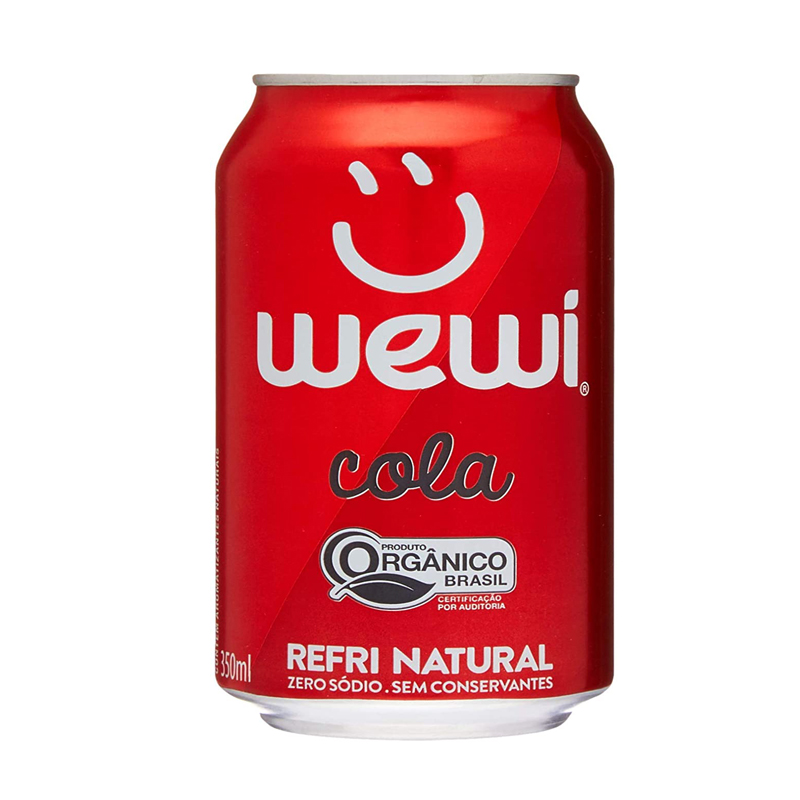 Refrigerante Wewi Cola Zero Açúcar Natural - 350ml 