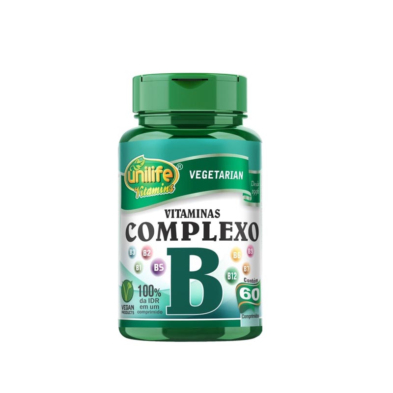 Complexo B Unilife - 60 cápsulas 