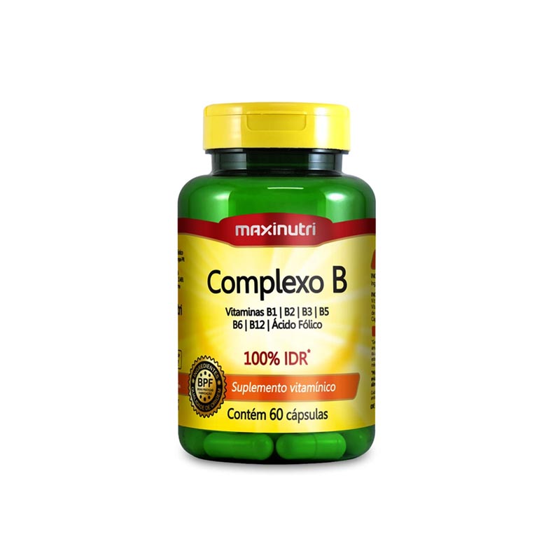 Vitamina complexo B maxinutri - 60 cápsulas 