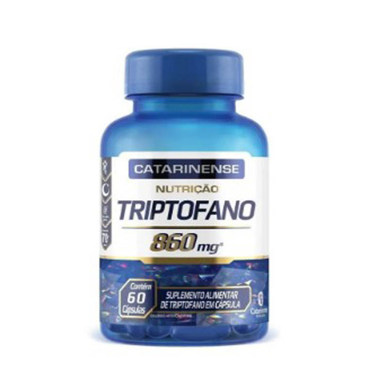 Triptofano 860mg Catarinense Pharma - 60 Cápsulas