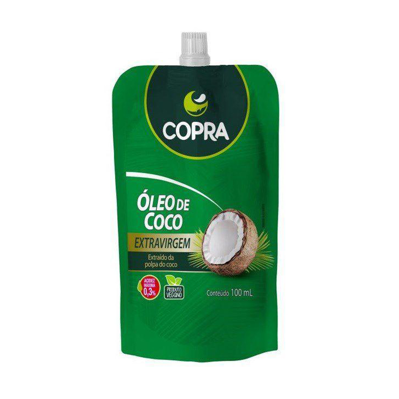 Óleo de coco stand pouch extravirgem copra - 100ml 