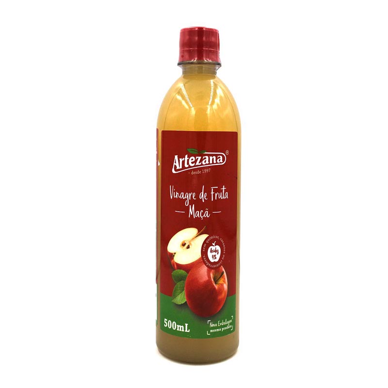 Vinagre de maçã artezana - 500 ml 